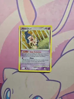 Pokemon Tcg Mime Jr. DP22 Diamond and Pearl Holo Black Star Promo 2008 - LP - Image 3