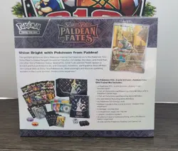 POKEMON SCARLETT & VIOLET PALDEAN FATES POKEMON CENTER EXCLUSIVE ETB NEW - Image 3