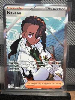 Pokemon TCG: Naveen 112/88, (FULL ART) Perfect Order _ HOLO - Image 1