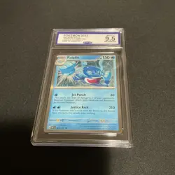 Grade 9.5 Pokemon Palafin Holo 062/197 Obsidian Flames CGC 2023 - Image 1