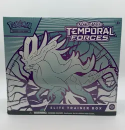 Pokemon TCG Scarlet & Violet Temporal Forces Factory Sealed Elite Trainer Box - Image 1