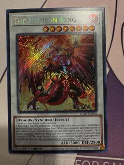BLZD-EN036 The Crimson King Secret Rare 1st Ed YuGiOh - Image 1