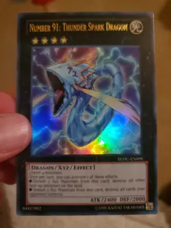Number 91: Thunder Spark Dragon REDU-EN098 Return of the Duelist Unlimited - Image 1
