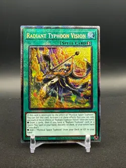 Radiant Typhoon Vision 1st Edition Starlight Rare RA05-EN075 Yu-Gi-Oh! - Image 1