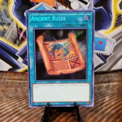 Yu-Gi-Oh! Ancient Rules Secret Rare UNLIMITED LCKC-EN039 Near Mint NM - Image 1
