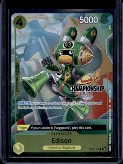 2024 One Piece 500 Years Edison Championship Event Stamp Common #OP07-100 - Image 1