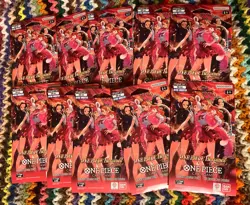 ONE PIECE Card Game EB-03 Heroines Sleeved Booster Pack LOT of 10 NEW Sealed - Image 1
