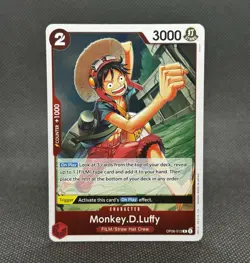 Monkey.D.Luffy OP06-013 Wings of the Captain English One Piece TCG NM Foil - Image 1
