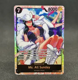 One Piece TCG English OP14-084 Ms. All Sunday SR Foil - Image 1