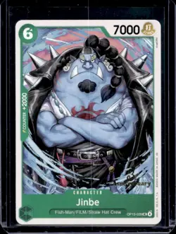 2025 One Piece 3rd Ann Tournament Jinbe Promos #OP13-029 - Image 1