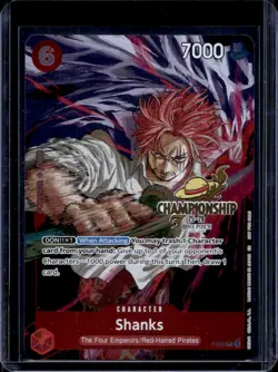 2025 One Piece Championship Event Pack Finalist Shanks #P-083 - Image 1
