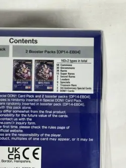 One Piece TCG Double Pack Set 9 The Azure Sea's Seven Factory Sealed - Image 4