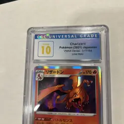 CGC Pristine 10 - Charizard (Holo) - 2021 Japanese Pokemon - VMAX Climax - #017 - Image 3