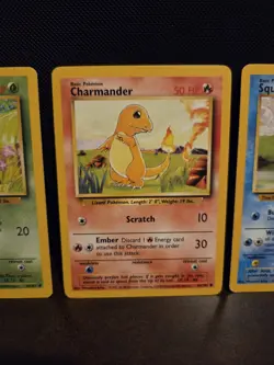 Pokemon TCG Base Set Starters - Pikachu Bulbasaur Charmander Squirtle WOTC 🌟🌟 - Image 3