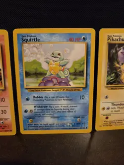 Pokemon TCG Base Set Starters - Pikachu Bulbasaur Charmander Squirtle WOTC 🌟🌟 - Image 4