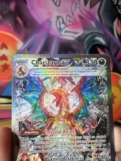 Pokemon TCG Obsidian Flames 223/197 Charizard EX Secret Art Rare NM/MT - Image 2