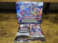 Yugioh Genesis Impact Booster Box 1st Edition & Packs SEALED - Image 1