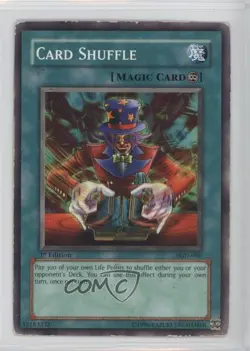 Card Shuffle 1st Ed. YuGiOh Pharaonic Guardian #PGD-080 2003 READ - Image 1