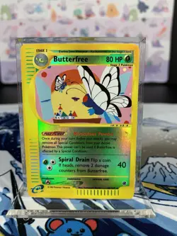 Pokemon Card Expedition 38/165 Butterfree Reverse Holo NM - Image 1