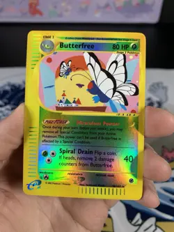 Pokemon Card Expedition 38/165 Butterfree Reverse Holo NM - Image 2
