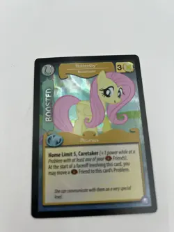 My Little Pony Fluttershy Beastmaster #f6 FOIL card W/original Card Sleeve. ￼ - Image 2