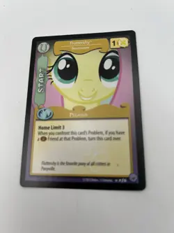 My Little Pony Fluttershy Beastmaster #f6 FOIL card W/original Card Sleeve. ￼ - Image 4