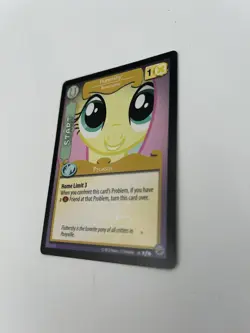 My Little Pony Fluttershy Beastmaster #f6 FOIL card W/original Card Sleeve. ￼ - Image 5