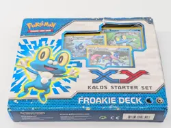 Pokemon XY Froakie Kalos 60-Card Starter Deck w Legendary Treasures Booster Pack - Image 1