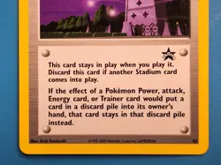 WOTC Pokemon TCG Tower Trainer League Exclusive Black Star Promo Card #42 - Image 3