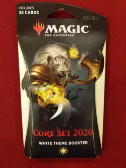 MtG Trading Card Game CORE SET 2020 Theme Booster (White) - Image 1