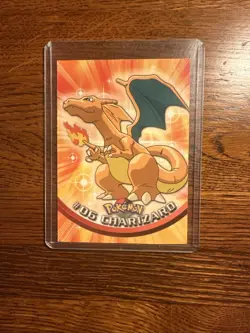 2000 Tops Chrome Charizard #06 Series 1 Pokemon Trading Card - Image 1