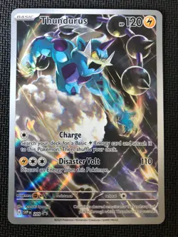 Thundurus 209 Sv: Scarlet & Violet Promo Cards Holo IR illustration Rare - Image 1