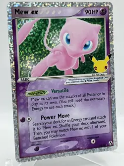Mew ex 88/92 Celebrations Classic Collection Holo Ultra Rare Pokemon Card NM/M - Image 2