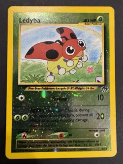 Pokemon TCG Ledyba 07/18 Southern Islands Reverse Holo Card - Image 1