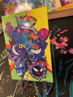 Gengar Evolutions Cracked Holo Team Rocket Card Database Peru Pokemon Card - Image 3
