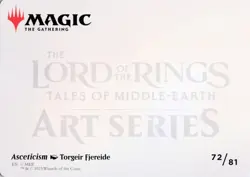 Asceticism Art Card, #72, Art Series: Universes Beyond: The Lord of the Rings: T - Image 2