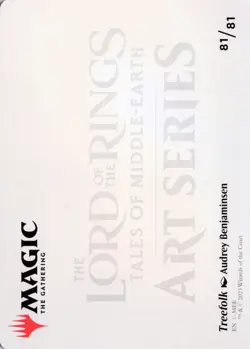 Treefolk Token Art Card, #81, Art Series: Universes Beyond: The Lord of the Ring - Image 2