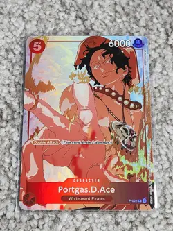 Portgas.D.Ace (Gift Collection 2023) P-028 One Piece Promotion Card Near Mint - Image 1