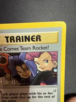 Here Comes Holo Pokemon Card 1st Edition Team Rocket 15/82 Raw LP - Image 3