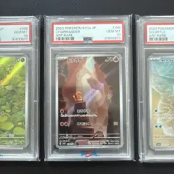 PSA 10 Pokemon Card Bulbasaur Charmander Squirtle AR 151 SET! sv2a Japanese JPN - Image 3