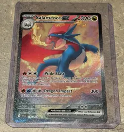 1 Card - Pokemon TCG Salamence EX 187/159 From The Journey Together Series - Image 1