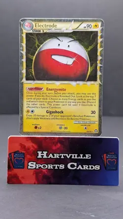 Electrode Prime - 93/102 - Pokemon Card HGSS Triumphant Holo Ultra Rare - Image 1