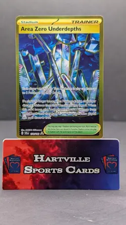 Pokemon TCG Area Zero Underdepths Hyper Rare Gold Card 174/142 Stellar Crown - Image 1