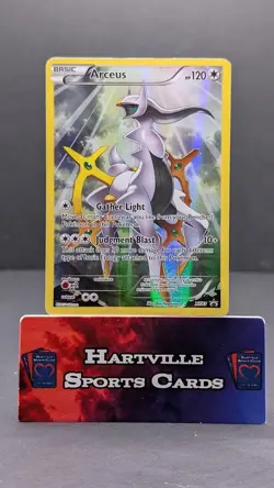 Arceus XY83 Full Art Holo Ultra Rare Pokemon Card Black Star Promo 2015 - Image 1