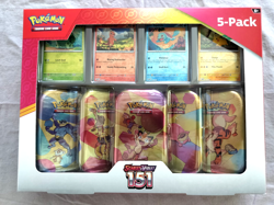 Pokemon 5-Pack Trading Card Game Scarlet & Violet 151 New/Sealed Box - Image 1