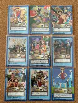one piece carddass hyper battle Foil Holo anime card 9set 1999/2000/2001/2002 - Image 1