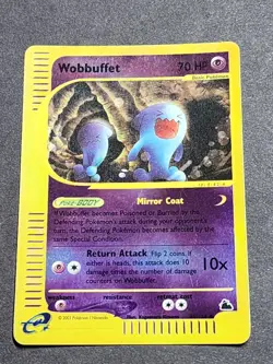 2003 Skyridge Wobbuffet 45/144 Reverse Holo Pokemon Card Game TCG - Image 2