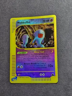 2003 Skyridge Wobbuffet 45/144 Reverse Holo Pokemon Card Game TCG - Image 3