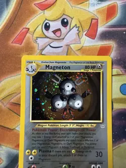 Pokemon Card Magneton 10/64 Neo Revelations Holo Foil NM - Image 2