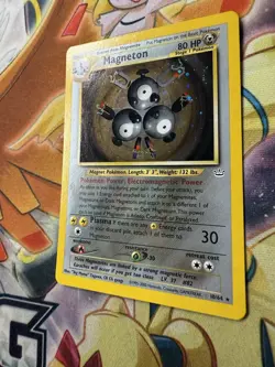 Pokemon Card Magneton 10/64 Neo Revelations Holo Foil NM - Image 3